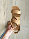 Very G Vector Sandals in Tan