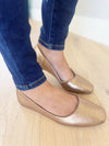 Corky's Over It Bronze Ballet Flats