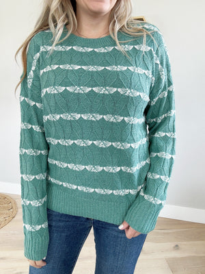 Selfie Sweater in Light Jade