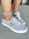 Blowfish Alex Sneakers in Microsuede Pewter