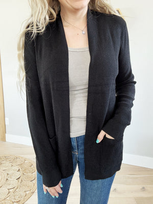 Weekend Plans Cardigan in Black