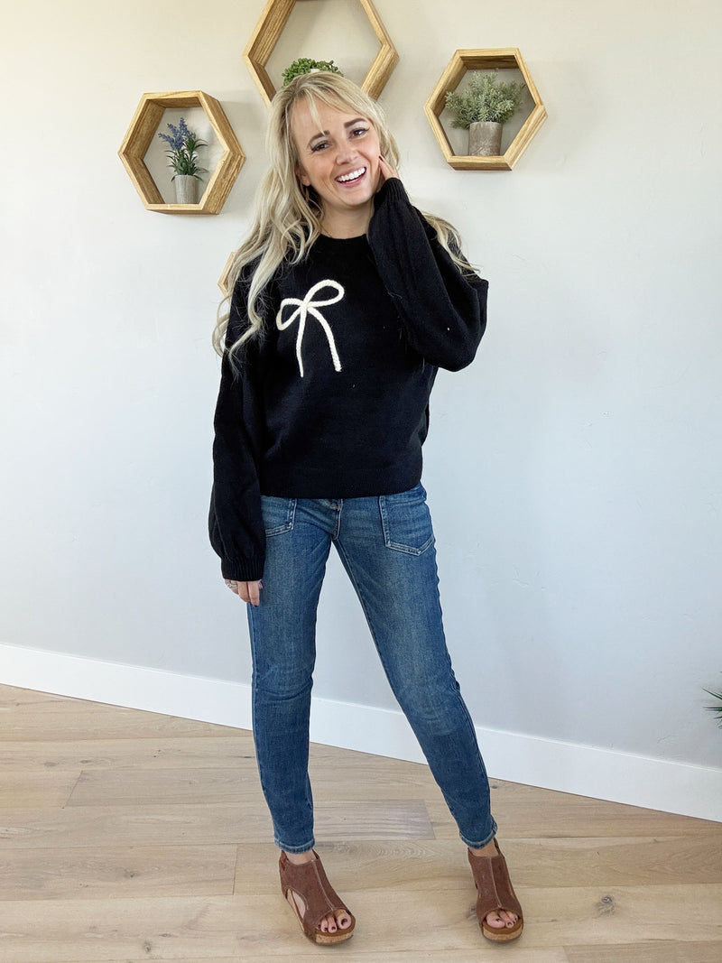 You're a Gift Dreamers Sweater in Black