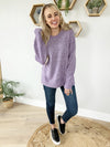 For What It's Worth Sweater in Lavender (SALE)