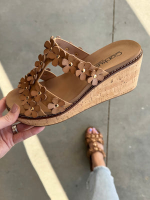 Corky's Mic Drop Sandals in Caramel