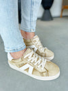 Corky's No Chaser Sneakers in Washed Tan Denim