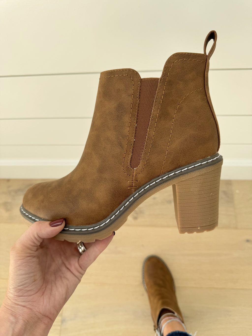 Corky's Bite Me Boots in Dark Cognac