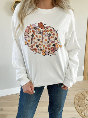 Pumpkin Season Sweatshirt (Pink Label)