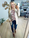 Only Love Cardigan in Beige