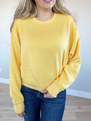 Rest Day Sweatshirt in Sunflower