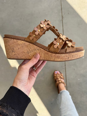 Corky's Mic Drop Sandals in Caramel