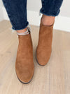 Corky's Love You Latte in Tobacco Faux Suede