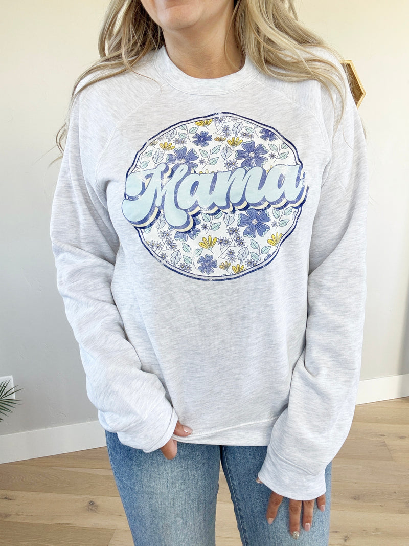 Floral Mama Graphic Sweatshirt