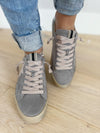 Shushop Paula Sneakers in Grey Suede