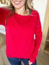 Better Than Basic Pullover Sweater in Red (SALE)