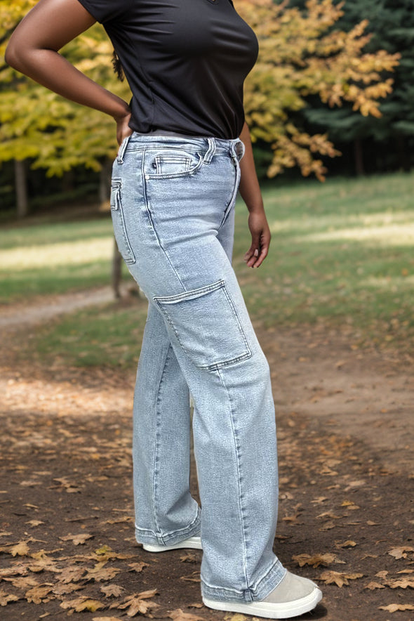 Judy Blue High Energy Cargo Jeans