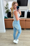 Judy Blue High Rise Patch Pocket Distressed Boyfriend Jeans