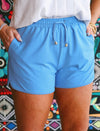 Dusty Blue Everyday Shorts