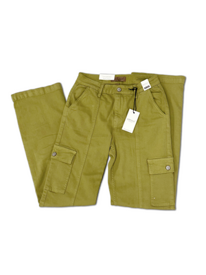 Judy Blue Matcha Cargo Jeans