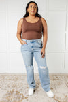 Judy Blue High Rise Rigid Magic 90's Straight Jeans