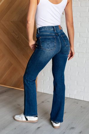 Judy Blue Santana High Rise Tummy Control Bootcut Jeans (Short Inseam)