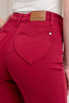 Judy Blue Scarlet Hearts Straight Leg Jeans