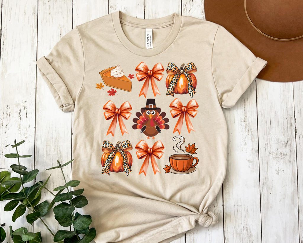 Thanksgiving Bows Graphic Tee