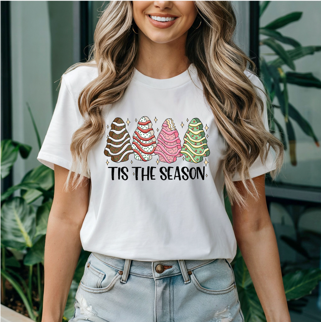 Tis The Season for Christmas Cakes Graphic Tee or Pullover