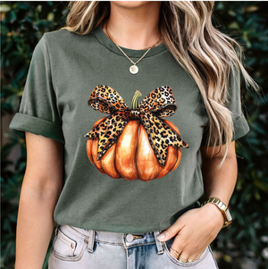 Pumpkin Bow Graphic Tee