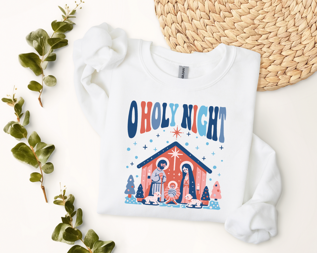 Oh Holy Night Graphic Tee or Pullover