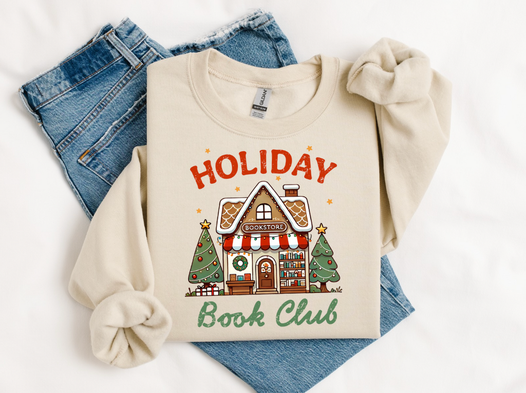 Holiday Book Club Tee or Pullover