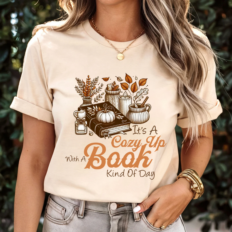 Cozy Up With A Book Tee or Pullover