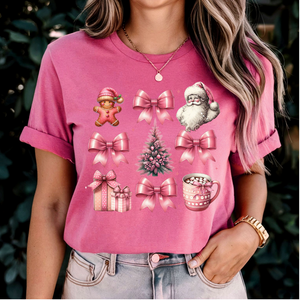 Christmas Bows Graphic Tee (Multiple Colors)