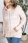 PREORDER Michelle Mae Soft Funnel Neck - Retro Floral