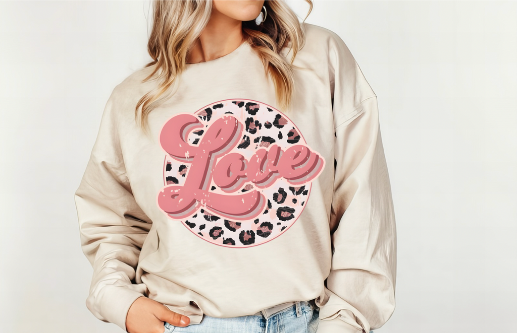 Animal Print Love Graphic Tee or Pullover