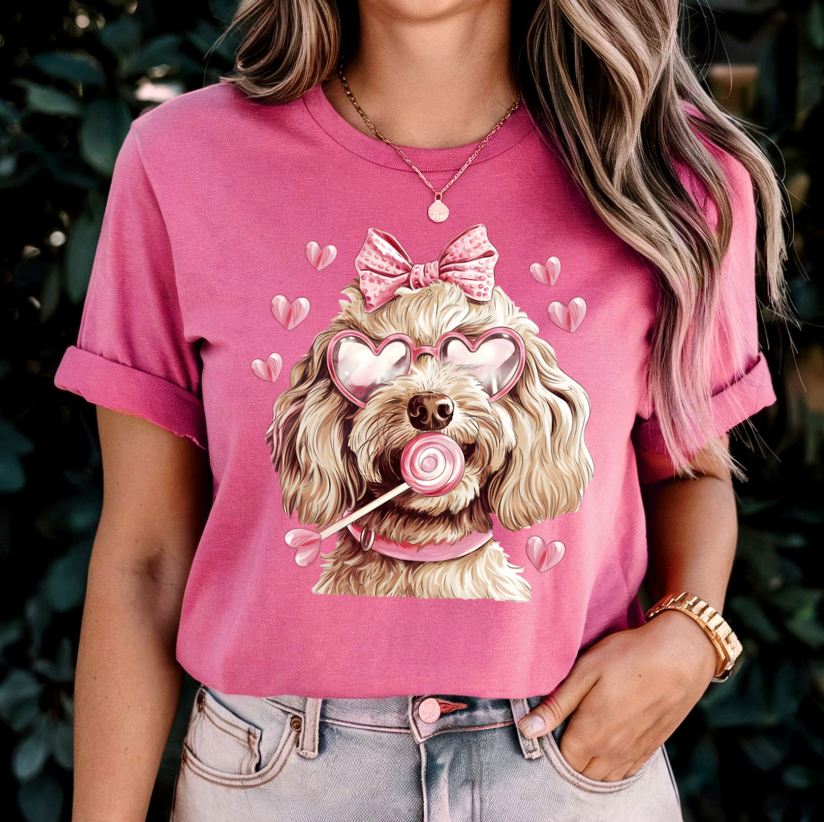 Cute Puppy Graphic Tee or Pullover