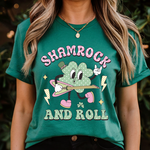 Shamrock and Roll Graphic Tee or Pullover