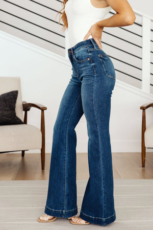 Judy Blue High Rise Trouser Flare Jeans