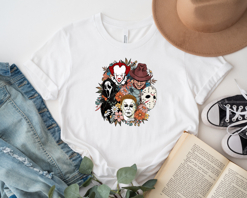 Floral Horror Graphic Tee