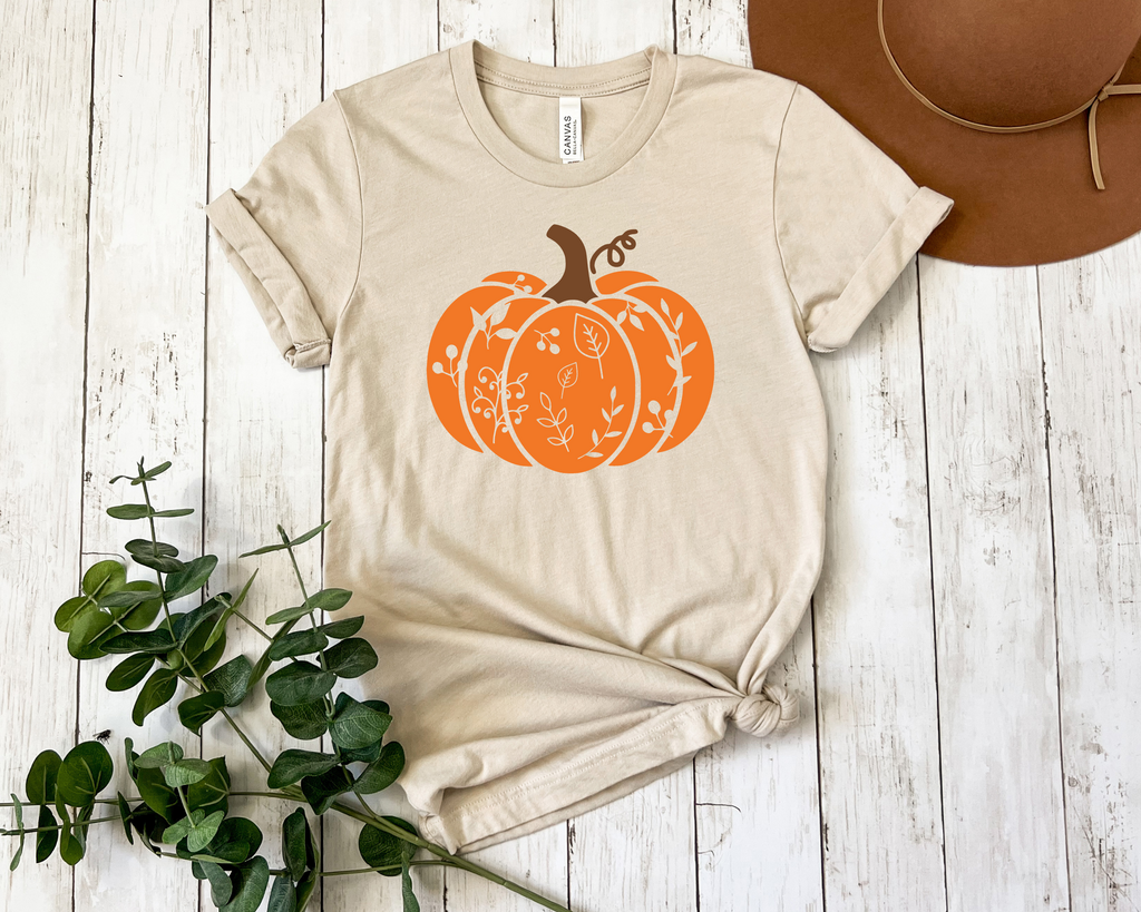 Floral Pumpkin Graphic Tee