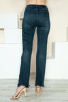 Judy Blue Button Fly Dark Wash Straight Jeans