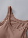 Round Neck Tank With Built in Lift Bra (Multiple Colors) (Pink Label)