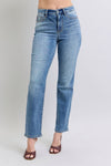 Judy Blue Thermal Straight Jeans