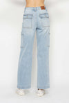 Judy Blue High Rise Straight Cargo Jeans