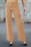 Risen High Rise Wide Leg Cargo Jeans