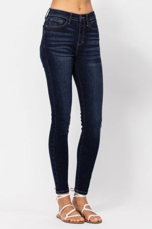 Judy Blue Other Side High Waist Handsand Skinny Jeans