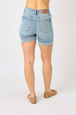 Judy Blue Good To Go Tummy Control Denim Shorts- IG