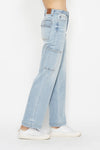 Judy Blue High Rise Straight Cargo Jeans