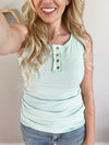 How it Is Henley Tank Top (New Multiple Colors) (SALE)