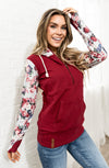 Ampersand Ave Among The Wildflowers Half-Zip Sweatshirt (SALE)