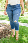 Judy Blue Mid-Rise Destroyed Boyfriend Denim Jeans